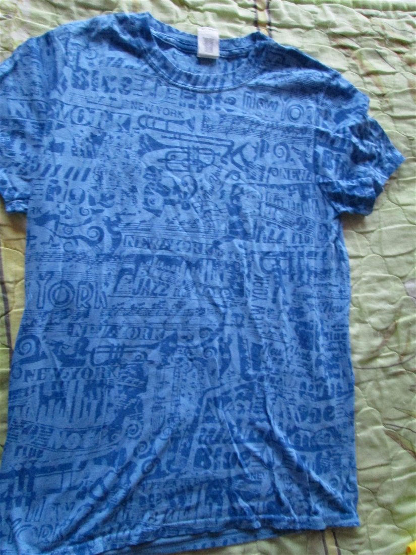 tricou albastru Gildan S