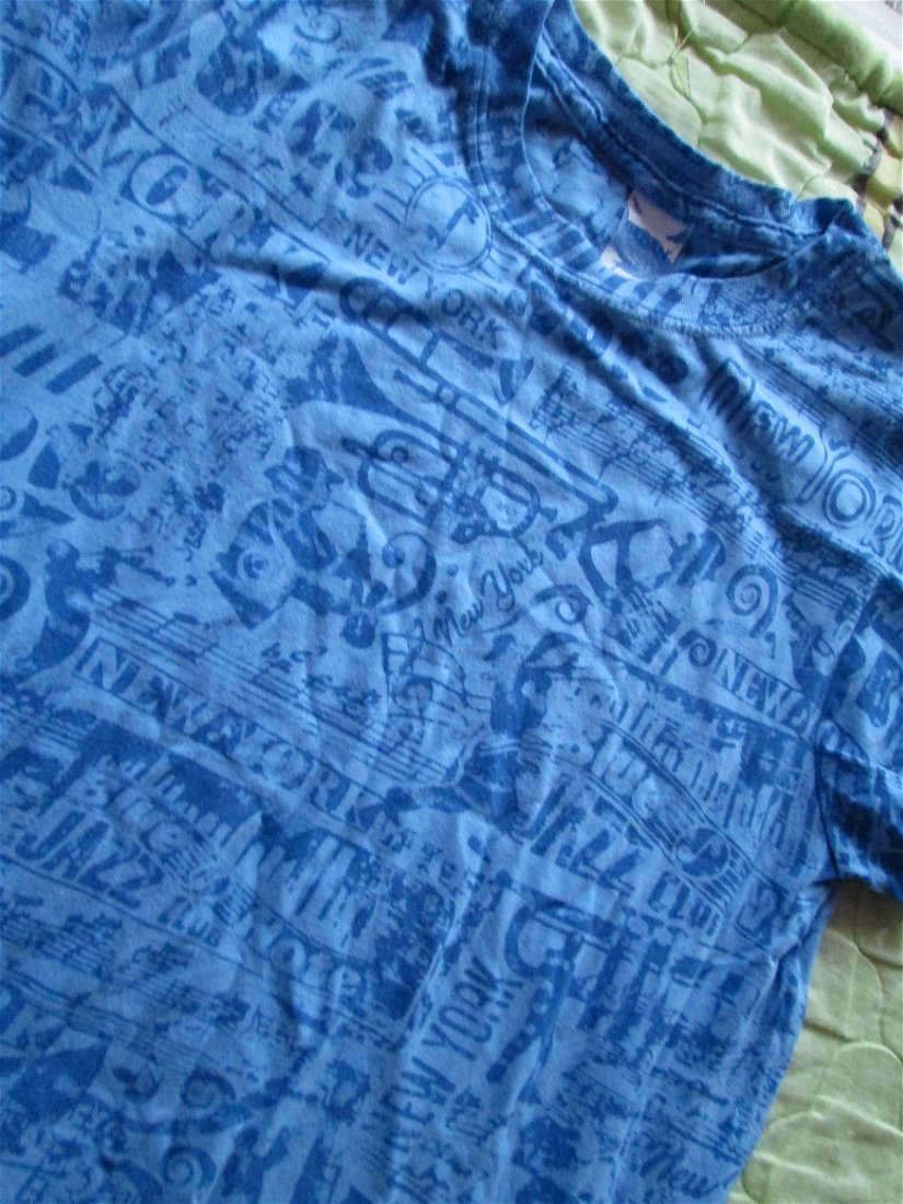 tricou albastru Gildan S