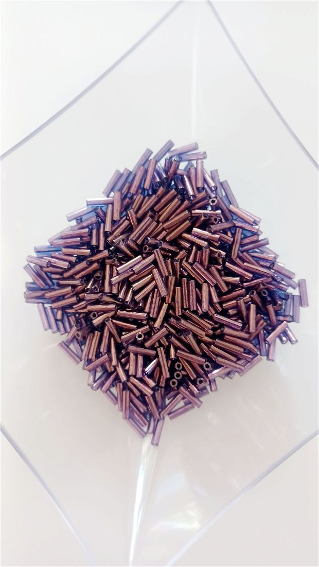 Miyuki Tubulare 6x1,7mm Violet, cod miyutub4 - 5g