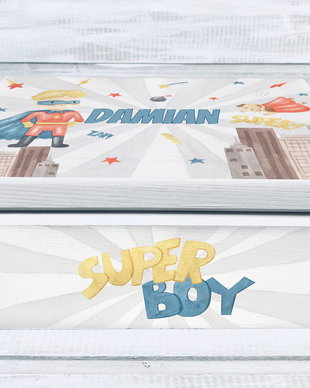 Cutie Amintiri Personalizată - Super Boy