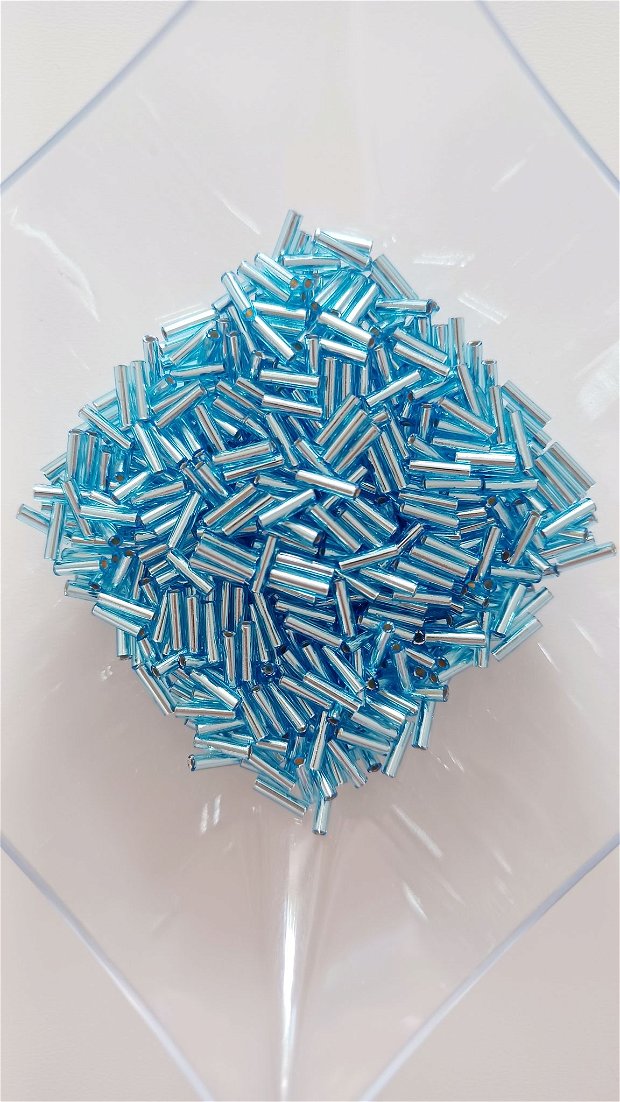 Miyuki tubulare 6x1,7mm Bleu, cod miyutub2 - 5g