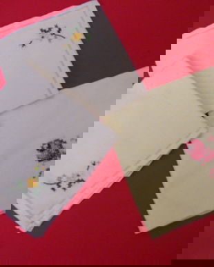 Set 3 servete in cruciulite