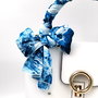 Eșarfa ROMANTIC BLUE STORY - Colecția pentru geantă