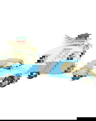 Model masinuta cu rulota