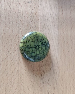 Agata crab fire - 16x8mm