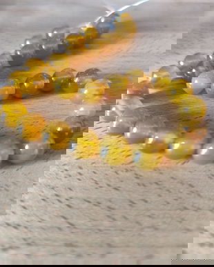 Agate galbene - 8 mm