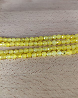 Agate fațetate - 4 mm