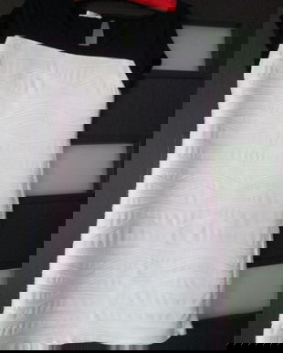 rochie alb/negru Promod