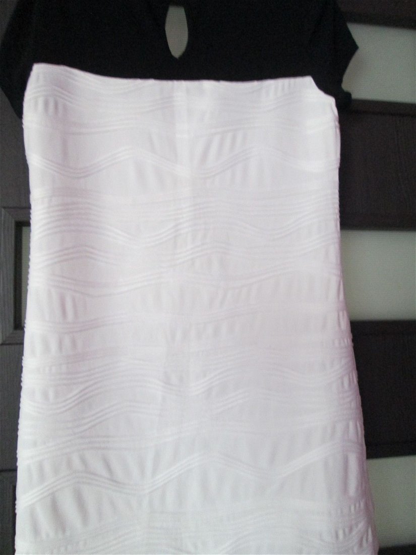 rochie alb/negru Promod