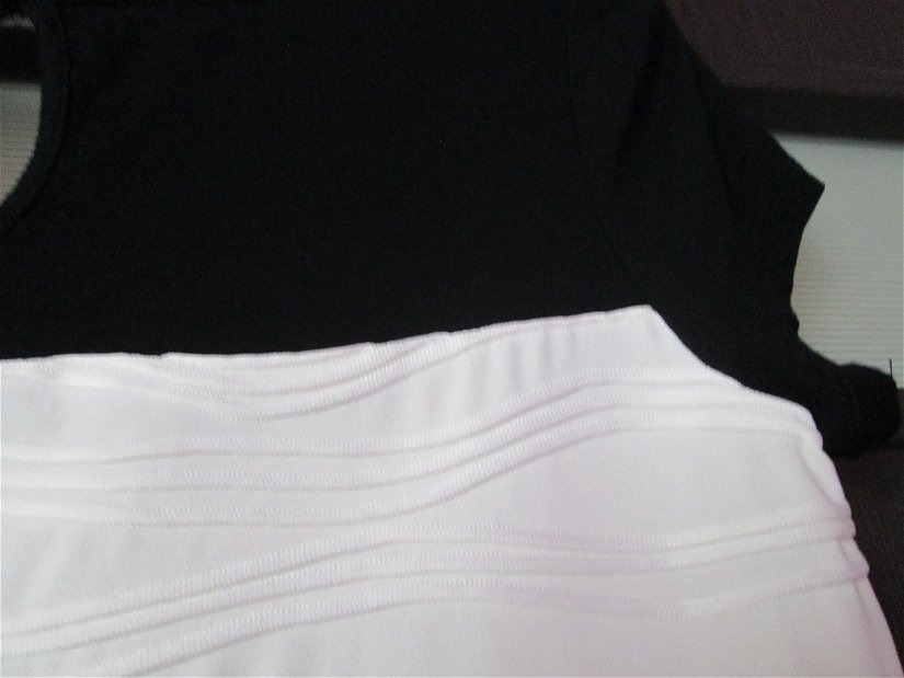 rochie alb/negru Promod