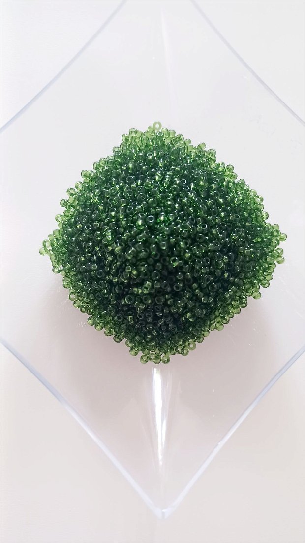 Miyuki 2mm, verde maslina, cod miyuki11 - 5g