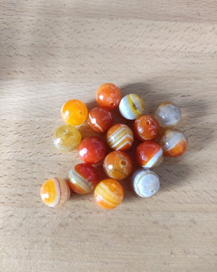 Agate fațetate -12mm