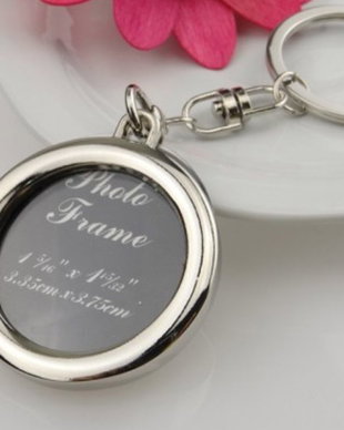 Breloc metalic personalizat - rotund
