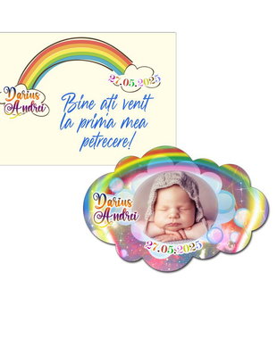 Magneti forma norisor Rainbow, curcubeu