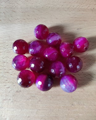 Agate fațetate -14mm