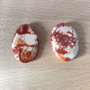 Agate crab fire - 30x20mm
