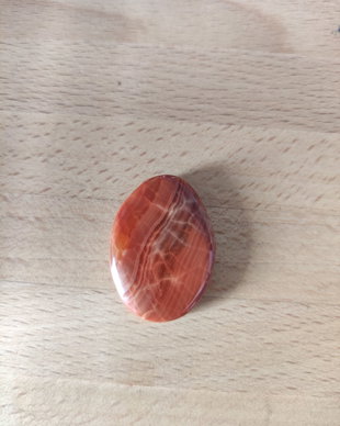 Agata crab fire - 30x20mm