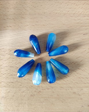 Agata lacrima fațetată - 19x8mm