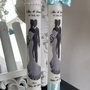 Set lumanari de nunta personalizat cu nume miri, nași și data