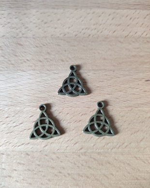 Pandantiv bronz - 16x14mm