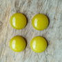 Cabochon jad lemon, 16 mm