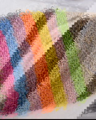 Traista de rafie colorata