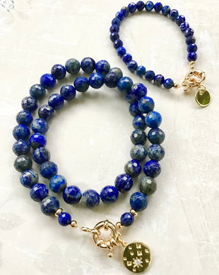 Set lapis lazuli