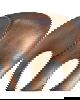 Elefant-statueta moderna din bronz