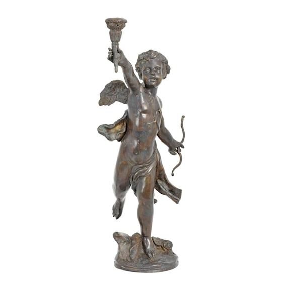 Sfesnic din bronz  Cupidon (stanga)