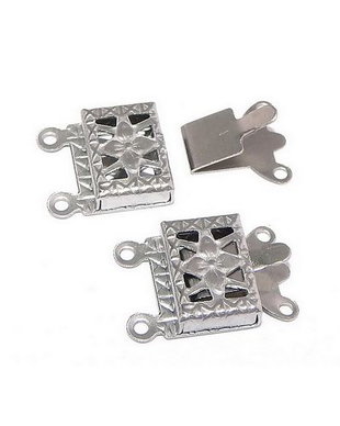 Inchizatoare din otel inoxidabil cu clema, 15x10 mm