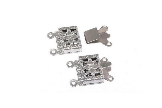 Inchizatoare din otel inoxidabil cu clema, 15x10 mm