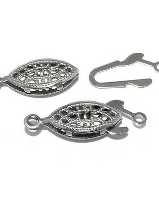 Inchizatoare din otel inoxidabil cu clema, 21.5x7 mm