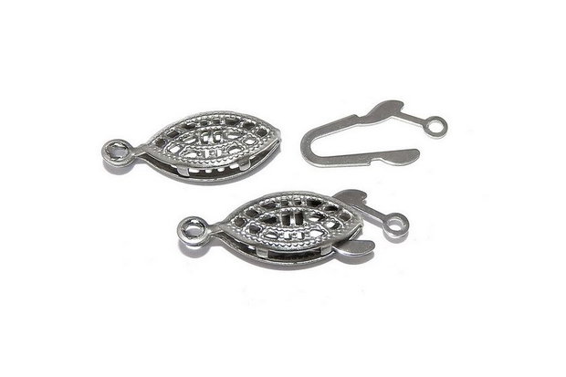 Inchizatoare din otel inoxidabil cu clema, 21.5x7 mm