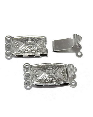 Inchizatoare din otel inoxidabil cu clema, 21x10 mm