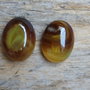 Cabochon agata, 20x15 mm (2 buc)