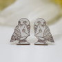 Cercei / Argint 925 / Bufnita Hedwig / Harry Potter