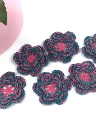 Floricele crosetate manual
