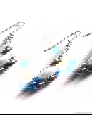 cercei perle sticla 43114