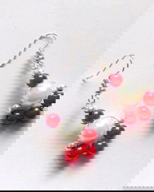 cercei perle sticla 43115