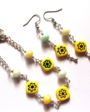 set cu margele sticla murano 43293