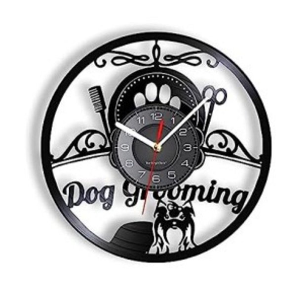 DOG GROMING-ceas de perete