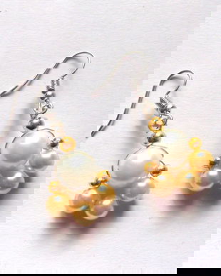 cercei perle sticla 43116