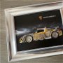 Porsche Carrera Cod M 588, Tablou masini, Cadouri barbati, Masini de epoca, Colaj accesorii metalice