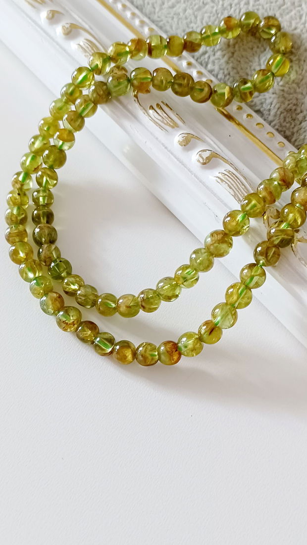 Peridot 5mm, cod peridot1 - 1 buc