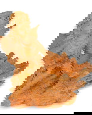 Fantana pentru pasarele cu o fetita