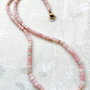Colier CHOKER opal roz