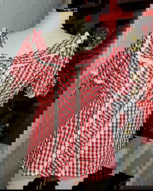 Bluza tiroleza bavareza din bumbac  mas 42