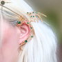 Cercel ear wrap Golden Dragon