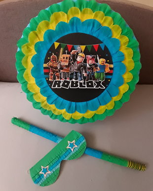 Pinata Roblox + băț și ochelari