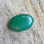 Cabochon agata verde, 30x20 mm